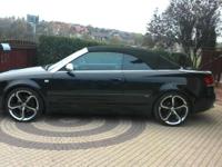 Witam mam do sprzedania piekne audi a4 b7 cabrio s-line nie jestem handlarzem   samochod jest explatowany na wlasny uzytek.Autko jest po wymianie olejow filtrow oraz kompletnego rozrzadu,jest na pieknych 19 calowych felgach firmy dotz.Autko zarejestrowane