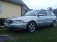 Sprzedam Audi A4 1.9TDI 110kM Kombi 1997rok climatroniki 4xel.szyby el. lusterka podgrzewane lusterka centralny zamek z pilota dwa komplety kluczyków welurowa tapicerka felgi aluminiowe 16" do lekkich poprawek blacharsko-lakierniczych cena 6900