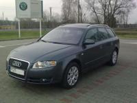 AUDI A4 B7 AVANT Model 2006 rok. Auto zarejestrowane i ubezpieczone. Auto zewnętrznie jak i wewnątrz perfekcyjnie utrzymane. Mechanicznie jest w pełni sprawne. Audi napędzane silnikiem 2,5 TDI o mocy 190 koni mechanicznych dzięki modułowi pompy który