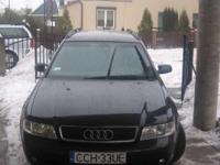 AUDI A4 2000
* 2,5 V6 150 KM
* MANUALNA skrzynia biegów 6-STOPNIOWA
* 10-Poduszek powietrznych
* Elektryczne szyby przód
* Centralny zamek zdalny z pilota
* ABS
* Klimatyzacja automatyczna
* wspomaganie kierownicy
*opony zimowe na stalowych felgach,letnie