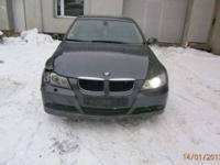 BMW 320 120kw, 2005, ac, automatyczna skrzynia biegów, airbagy ok, motor pali, jazdi, chlodnice ok, +420 603 50 49 53