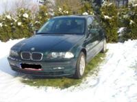 sprzedam samochód osobowy marki BMW E-46 combi w idealnym stanie, przebieg 193000, 3 lata w kraju, użytkowany przez kobietę nie wymaga wkładu finansowego, posiada zamek centralny sterowany z kluczyka, domykanie i otwieranie szyb z kluczyka, klimatronik,