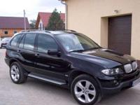 Witam,
Mam na sprzedaż samochód BMW X5 3,0d 218 PS, 10.2004
Automatyczna 6 biegowa skrzynia biegów, wersja Facelift, przebieg 123.000 tys.
Stan techniczny i wizualny bardzo dobry
WYPOSAŻENIE: - 19 calowe alufelgi z letnimi oponami
- 17 calowe alufelgi z