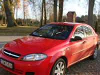 CHEVROLET LACETTI 2007r rej. 2008 r. 1,4 95 KM. Pierwszy właściciel (kobieta niepaląca) z polskiego salonu, przebieg 85 000 km, KLIMA, CD radio, wnętrze auta czyste zadbane, samochód w 100% bezwypadkowy.