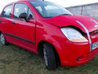 Chevrolet Matiz wersja angielska, uszkodzony przód ale chłodnica cała, kategoria C
Rok produkcji: 2007, Pojemność skokowa: 800