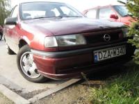 Witam! Mam do sprzedania czerwony opel vectra, rok produkcji 1991, sprowadzony w 2005 r. z Niemiec. Pierwszy właściciel. 1.8 benzyna+gaz, po wymianie klocków hamulcowych, pompy wodnej, pasków klinowych. Nowy akumulator, zarejestrowany, opłacony,w ciągłej