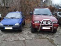 Witam mam do Zamiany dwa auta w zamian za jedno autko oferuje Forda Maverick z roku 1996 z silnikiem 2.4 z instalacją gazową Sekwencja OC ważne do 06.05.20013r i przegląd ważny do 11.09.20013r autko do małych poprawek blacharsko lakierniczych to znaczy