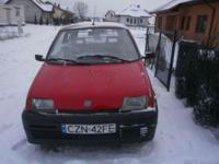 Fiat Cinquecento rok produkcji 1998, posiada homologację ciężarową, 2 osobowy z "paką" i kratką. Sprawny.
Do obejrzenia w Mnichowie. Wszelkie pytania proszę kierować pod podany nr telefonu lub w wiadomości.