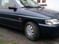 Witam,
mam do sprzedania:
- Forda Escorta 1.4 benzyna z 1995roku wersja MKVII 3D. - Pierwsza rejestracja w kraju 2006.07.14.
- Brak przeglądu technicznego - ostatni był ważny do 20.07.2012 (AS-MOT Łódź)
- Brak ubezpieczenie OC
Krótka historia auta:
-