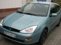 witam mam do sprzedania Ford Focus Mk1, 1998, Hatchback 168 000 km, 75KM (55kW), 1388 cm³, benzyna,nowy gaz sekwencja''NA GWARANCJI''nowy hak z homologacja zielony-metallic, ABS, el. szyby, klimatyzacja, centralny zamek,cd radio, poduszkI powietrzne 4