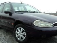 Witam, sprzedam niezawodne rodzinne auto w kombi. Ford mondeo 1998r. 1,8 turbo diesel, el. szyby, klimatyzacja, el. fotel kierowcy, wspomaganie, centralny zamek, opłaty do konca kwietnia. Stan samochodu oceniam na bardzo dobry. Zapraszam na ogledziny i