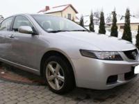 Sprzedam Hondę Accord 2004r. 2.2 I-CTDI sprowadzony przeze mnie w 2008r.z Niemiec. Auto bardzo zadbane, garażowane, właściciel niepalący. Wnętrze dobrze utrzymane,tapicerka skórzana w stanie idealnym. Klimatyzacja dwustrefowa Klimatronik, podgrzewane