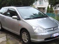 Szczegółowe dane:
Rok produkcji 2002. Przebieg 149.000km. Nadwozie hatchback 3 drzwi.
Silnik 1,6 16V 110 KM VTEC benzyna - oszczędny i dynamiczny, spalanie w mieście 7l/100km, na trasie około 5,0/100km. Sprowadzony w 2003. Pierwsza polisa autocasco z 2003