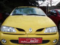 Sprzedam auto Renault Megane Coupe z 1996r I rej. 1997r
Silnik 2.0 b. 114 KM, jednostka bardzo trwała, elastyczna, silnik pracuje bardzo dobrze,
Auto wyposażone m.in. w KLIMATYZACJE, 4 x El. szyby, Centr. zamek, Wspomaganie kier. Radio CD, El. lusterka,