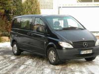 MERCEDES VITO 111 CDI 110 KM
ZADBANE AUTO, POSIADA ORGINALNĄ KSIĄŻKE SERWISOWĄ NA ŻYCZENIE PODAM NR. VIN
6 MIESIĘCY W KRAJU,
I REJ W NIEMCZECH 23/12/2004 , ZAREJESTROWANY NA 6 OSÓB, STAN TECHNICZNY WZOROWY
FOTEL PASAŻERA I KIEROWCY POSIADA PODŁOKIETNIKI.