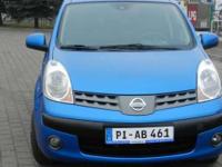    Nissan Note 2006r.66 tyś km. przebieg udokumentowany pełna książka serwisowa.
   1400 benzyna.Autko w super stanie czyste,zadbane igła.
   EL.szyby
   EL.lusterka
   EL.regulacja świateł
   centralny zamek
   klimatronic
   wspomaganie kierownicy