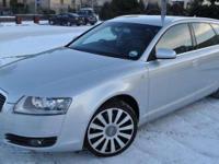 Witam -"ANGLIK" AUDI A6 2005 r. 2.4 l V6 benzyna, przebieg 120 tys. km , automat MULTITRONIC , pierwsza rejestracja styczeń 2006 . bezwypadkowy , serwisowany w UK w AUDI ( książka serwisowa ), podaję na życzenie : VIN , skany książki . badanie techn. (