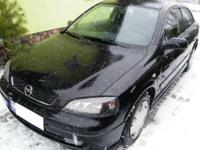 Opel Astra II 2003 1.4 benzyna+gaz sekwencja, klimatyzacja, czarny metalik, ABS, CZ na pilota, WK, ESZ, halogeny, opłacony, 4 lata w kraju, 4 letnia instalacja gazowa, komplet dokumentów, świeży przegląd do 11.2013