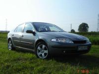 Renault laguna 1.9 dci - 107km; 5 biegów, szary metalic.
Wersja Expression:
- welurowa tapicerka, skórzana kierownica, rolety w tylnich drzwiach i tylniej szybie, 4 szyby reg. elektrycznie, klimatyzacja 2 strefowa, abs, 6 x airbag, radio cd ze sterowaniem