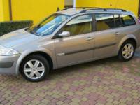 SPRZEDAM SPROWADZONE RENAULT MEGANE KOMBI Z 2005 ROKU 1.9 DCI 120KM,SKRZYNIA 6-BIEGÓW.AUTO 100 PROCENT BEZWYPADKOWE- LAKIER W ORYGINALE.ŚRODEK CZYSTY I ZADBANY.NA WYPOSAŻENIE SKŁADAJĄ SIĘ 4 EL.SZYBY,LUSTERKA,WSP.KIEROWNICY,RADIO BECKER Z