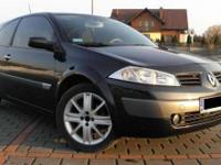 RENAULT MEGANE
2003r., 1.9 DCI
172 000 km, 120 KM
WYPOSAŻENIE:
- ABS
- ESP
- ASR
- elektryczne szyby
- elektryczne lusterka
- wspomaganie kierownicy
- kierownica wielofunkcyjna
- klimatronik
- centralny zamek + pilot
- komputer
- 6 x airbag
- alufelgi