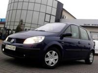 Witam do sprzedania mam pięknego renault scenica z 2005 roku z silnikem 1.5 dci (103KM)
WYPOSARZENIE:
-ABS
-ESP
-EL.SZYBY, EL,LUSERKA
-KLIMATRONIK DWU STREFOWY
-KLIMATYZOWANE SCHOWKI
-CZUJNIKI DESZCZU
-CZUJNIKI PARKOWANIA
-CZUJNIKI ZMIERZCHU
-TEMPOMAT