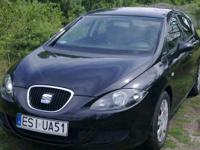 SEAT LEON II 1.4 benzyna,kupiony w polskim salonie, rok produkcji 2007, pierwsza rejestracja 2008, mały, oryginalny przebieg 33 tyś km; kolor czarny metalik. Auto w bardzo dobrym stanie technicznym, użytkowany przez jedną osobę. Wyposażenie: wspomaganie