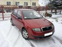 Skoda fabia 1.2 HTP Fresch. 2003 benzyna + LPG
wspomaganie kierowniczy, poduszki powietrza dla kierowcy i pasazera, radio, centralny zamek, ABS,immobiliser, czujniki cofania, homologacja cięzarowa, garażowana, pierwszy właściciel w bardzo dobrym stanie,