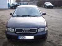 Mam do sprzedania Audi A4 Avant 1,6 benzyna rok prod.1998 listopad, auto posiada ABS, el. szyby, el. lusterka, klimatronik, alufelgi, centralny zamek,2poduszki powietrzne, wspomaganie kierownicy,roleta bagażnika,kpl.kluczyków(2 kluczyki typu scyzoryk+