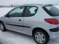 sprzedam peugeot 206 srebrny metalic 1999 r.1.9 diesel,auto czyste i zadbane,bez oznak korozji