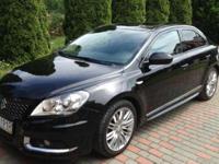 Suzuki kizashi 2.4 4wd, CVT, samochód kupiony w POLSCE, w Lublinie w najbogatszej wersji wyposażeniowej(cena katalogowa prawie 140 000zł), dodatkowo dodaję przenośną nawigację samochodową, aby dopełnić wyposażenie. Rok produkcji 2010 pierwsza rejestracja