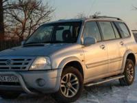 Suzuki Grand Vitara. Podgrzewane fotele, klimatyzacja. Autko super się sprawuje, rozłączane napędy, stan b.dobry.
Rok produkcji: 2003, 175000 km, Moc: 109 KM, Pojemność skokowa: 1997