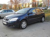 Toyota Corolla 1.6 benzyna 5drzwi wer.Soul
110 KM, przebieg 166000km, granatowy metalik, rejestracja do 09.2012, bezwypadkowy
ABS, el. szyby, el. lusterka, klimatronik, ASR, centralny zamek, autoalarm, poduszki powietrzne, radio / CD, wspomaganie