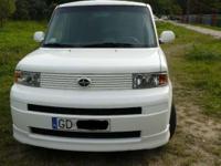 Toyota Scion XB 1.5i benz/gaz moc 105KM.rok2006.Przebieg 47,644mil(76tys.km).Biały,skrzynia manualna 5.Przyciem.szyby,komput.pokładowy,ABS,ASR,ESP,el.szyby x4,el.lusterka,klima,centr.zamek,autoalarm,immobiliser,radio cd mp3,wspomaganie