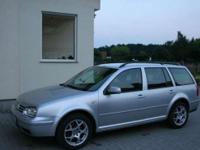 VW Golf 1,9 TDI (115 KM) Kombi Highline, rp.2001; jestem 2-gim właścicielem w kraju, użytkowane prywatnie, posiadam auto od 07/2009, zakupiony z przebiegiem 167 tyś km , obecnie 224 tyś.; wersja najbogatsza+ automat 5-biegów   tiptronic, skórzana