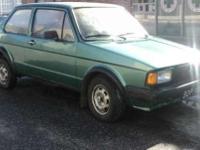 sprzedam vw jetta wersia 2 drzwiowa.auto w dobrym stanie. wsumie bez korozji.. auto sprawne.. do naprawy prawdo podobnie docisk sprzegla. po za ty auto na chodzie.
Rok produkcji: 1982, 124000 km, Pojemność skokowa: 1600