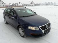 Witam mam na sprzedaż VW Passat B6 w wersji TRENDLINE z silnikiem 1.9TDi o mocy 105km. Świeżo sprowadzony z Niemiec.Auto jest z 2005 roku. Serwisowany w VW, posiadam książki serwisowe, faktury wydruki, dwa kluczyki itd. Przebieg jest w pełni