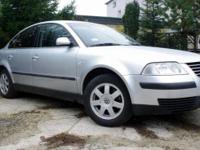 Witam Wszystkich!
mam do sprzedania VW PASSAT 1,9TDI, rocznikowo 01r.
Auto w bardzo dobrym stanie technicznym i wizualnym.
Posiada:
-Climatronika,
-Wspomaganie Kierownicy,
-ABS, ESP
-4Poduszki Powietrzne,
-Elektryka (szyby + lusterka)
-Centralny zamek,