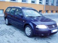 VW Passat 2001 r FL 1,9 TDI, klimatyzacja, centralny zamek, elektryczne szyby, airbag, abs,autoalarm, dwa komplety kół zimowe na felgach stalowych oryg. kołpaki i letnie na alufelgach